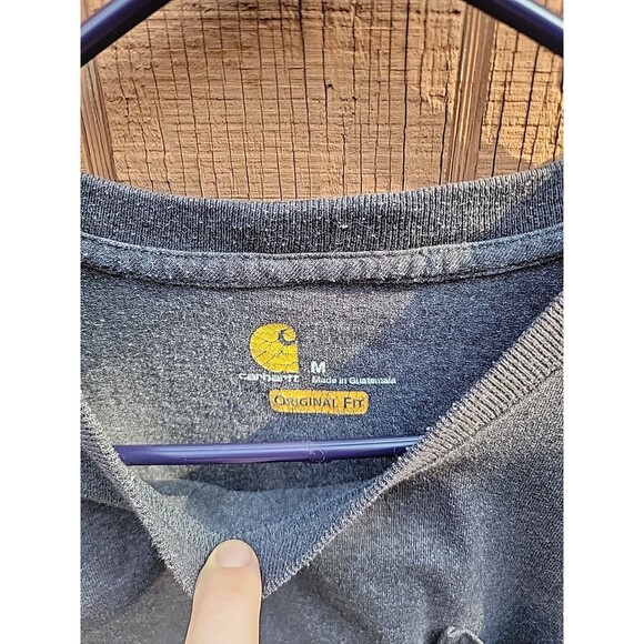 Carhartt Original Fit Pocket tee Shirt Men's Medium Brown - Picture 4 of 6